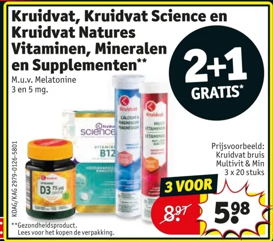 Aanbieding: Vitaminen, Mineralen en Supplementen