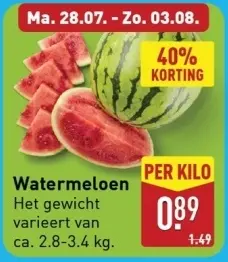 Aanbieding: Watermeloen