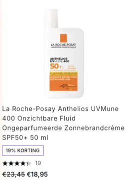 Aanbieding: La Roche-Posay Anthelios UVMune 400 Onzichtba