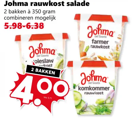 Aanbieding: Rauwkost salade