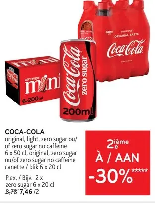 Offre: Coca-cola