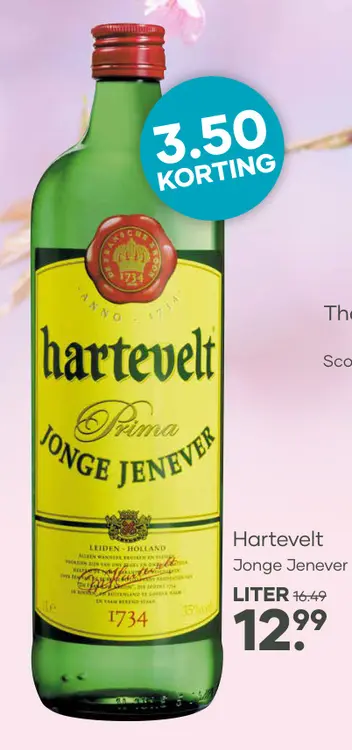 Aanbieding: Hartevelt Jonge Jenever