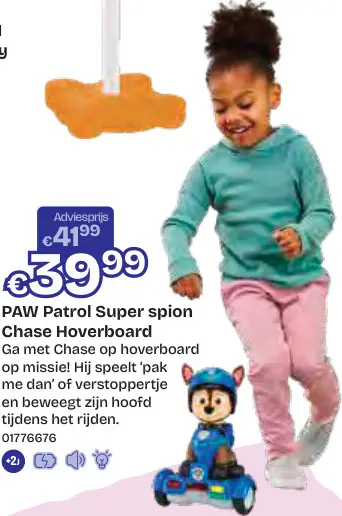 Aanbieding: Super spion Chase Hoverboard