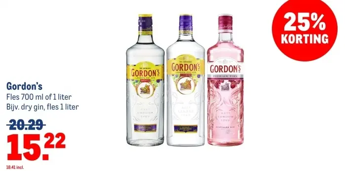 Aanbieding: Gordon's