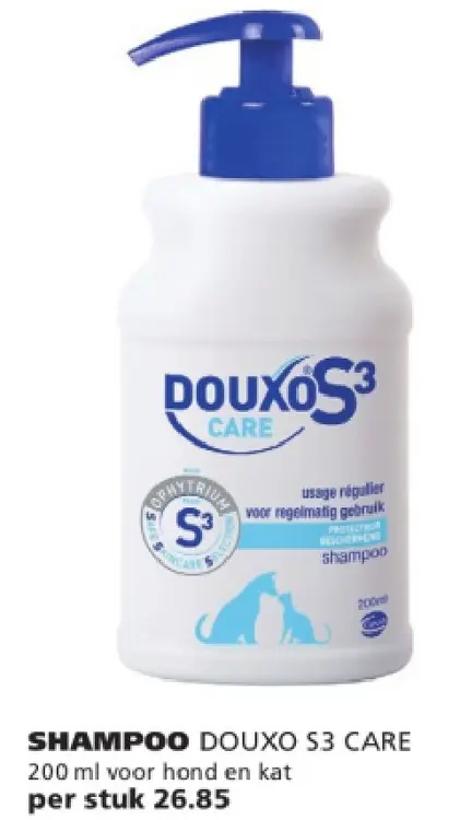Aanbieding: Shampoo DOUXO S3 care voor hond en kat