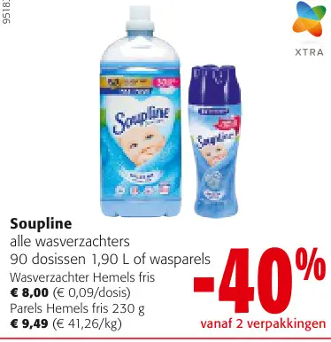 Promotie: Soupline alle wasverzachters