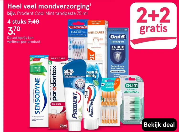 Aanbieding: Heel veel mondverzorging