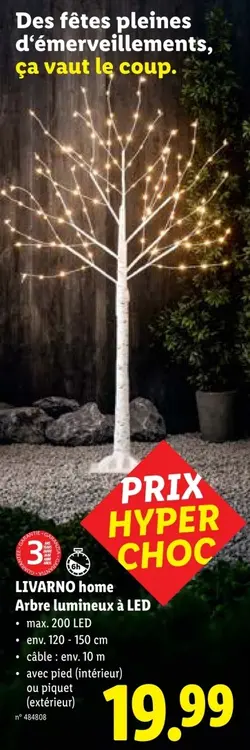 Offre: Arbre lumineux à LED