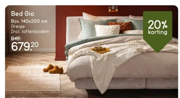 Aanbieding: Bed Gio