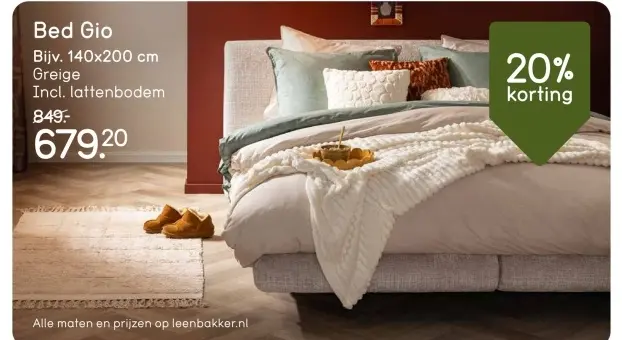 Aanbieding: Bed Gio