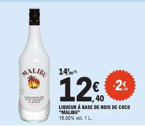 Offre: Liqueur à base de noix de coco
