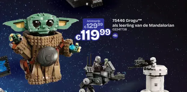 Aanbieding: LEGO Star Wars™ Grogu™ als leerling van de Mandalorian 75446