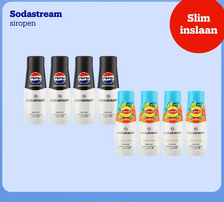 Aanbieding: Sodastream siropen