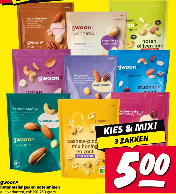 Aanbieding: Notenmelanges en notenmixen