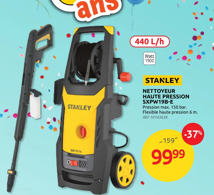 Offre: Nettoyeur haute pression sxpw19b-e