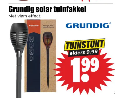 Aanbieding: solar tuinfakkel