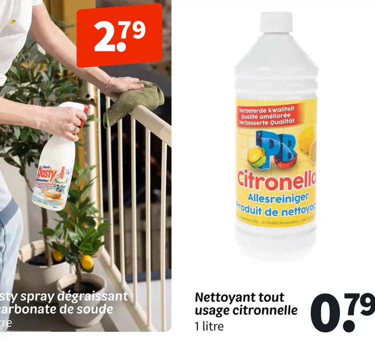 Offre: Dasty spray dégraissant carbonate de soude