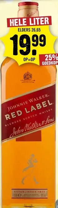 Aanbieding: Johnnie Walker Red Label