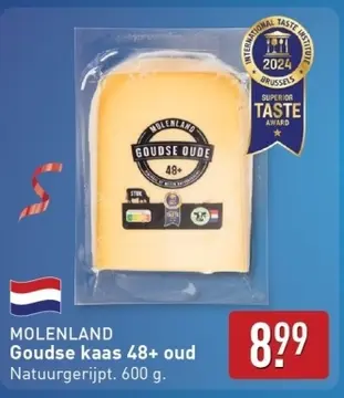 Aanbieding: MOLENLAND Goudse kaas 48+ oud