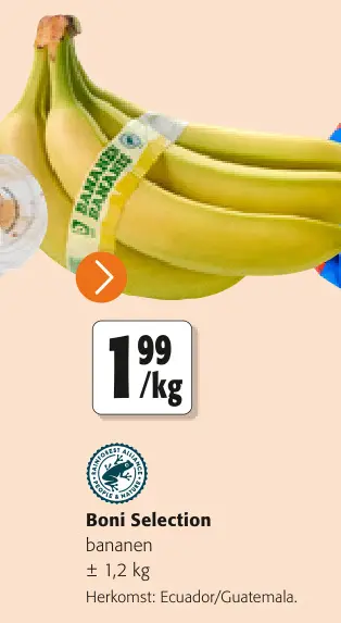 Promotie: bananen