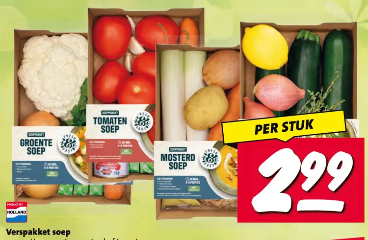 Aanbieding: Verspakket soep