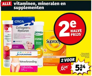 Aanbieding: vitaminen, mineralen en supplementen