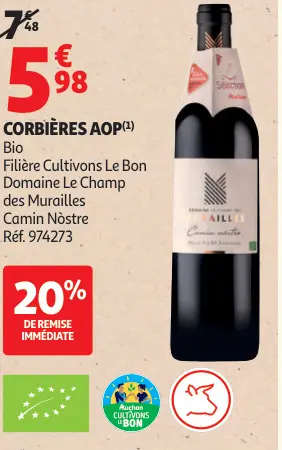 Offre: Domaine Le Champ des Murailles Corbières AOP