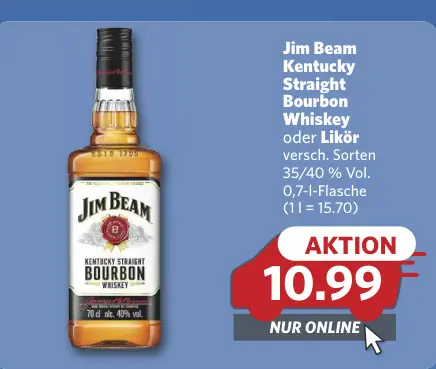 Aanbieding: Jim Beam Kentucky Straight Bourbon Whiskey od
