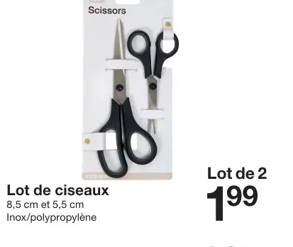 Offre: Lot de ciseaux