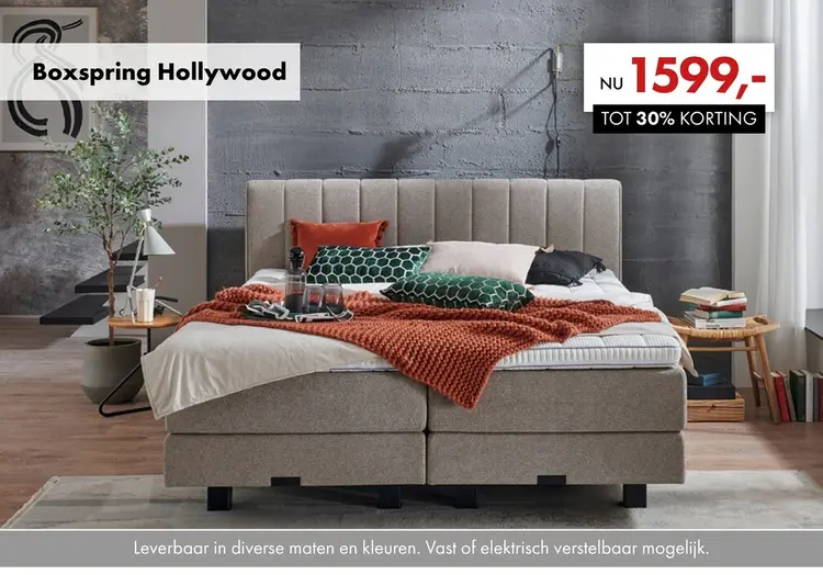 Aanbieding: Boxspring Hollywood