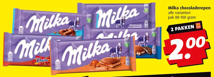 Aanbieding: Chocoladerepen