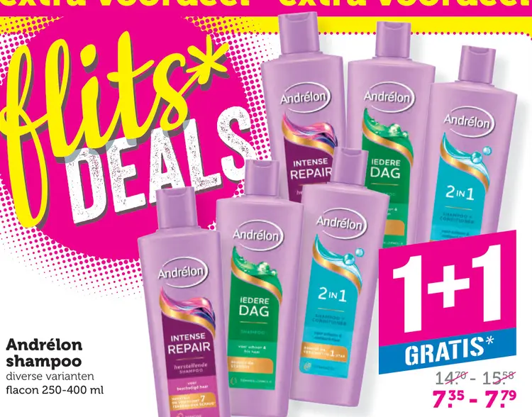Aanbieding: Andrélon shampoo