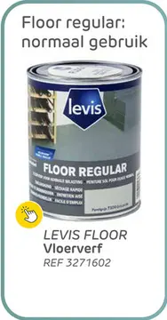 Promotie: Levis vloerverf expert floor regular parelgrijs 750ml