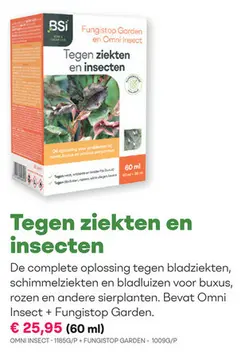 Aanbieding: Fungistop Garden en Omni Insect Tegen ziekten
