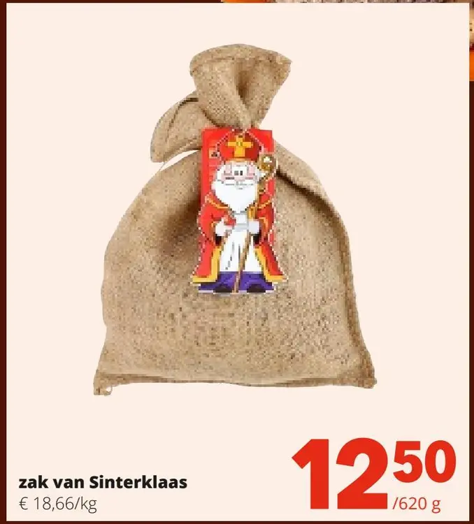 Aanbieding: zak van Sinterklaas