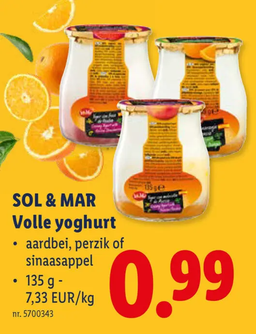 Promotie: Volle yoghurt