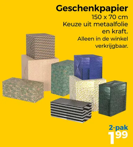 Aanbieding: Geschenkpapier