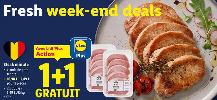Offre: Steak minute