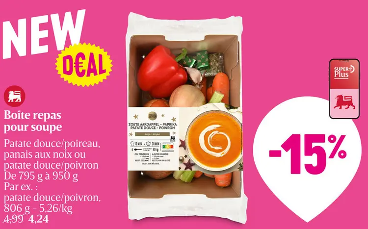 Offre: Boîte repas pour soupe