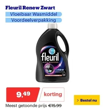 Aanbieding: Fleuril Renew Zwart