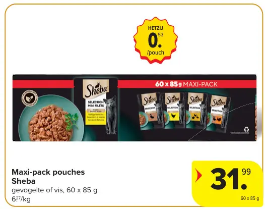 Promotie: Maxi-pack pouches