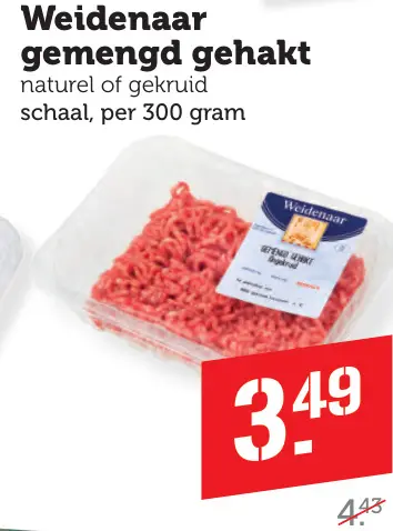 Aanbieding: gemengd gehakt