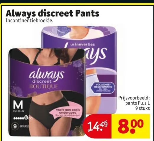 Aanbieding: Discreet Pants