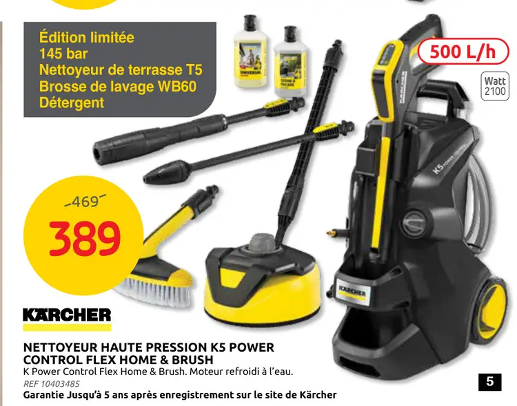 Promotie: Nettoyeur haute pression k5 power control fle