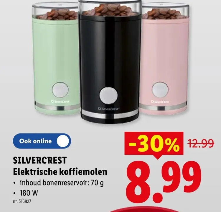 Promotie: Elektrische koffiemolen
