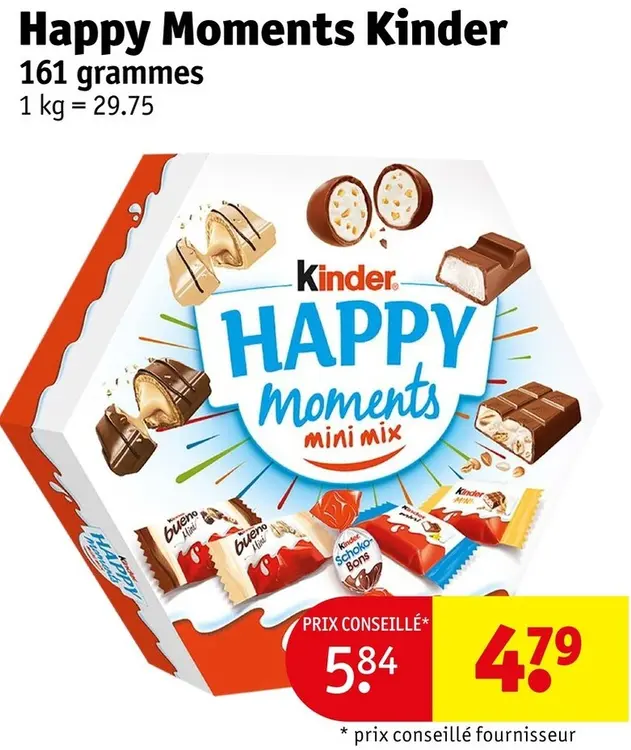 Offre: Kinder Happy Moments