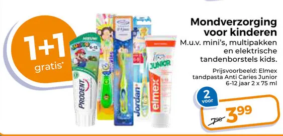 Aanbieding: Mondverzorging voor kinderen