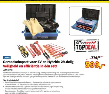Aanbieding: Gereedschapset voor EV en Hybride 29-delig Ve