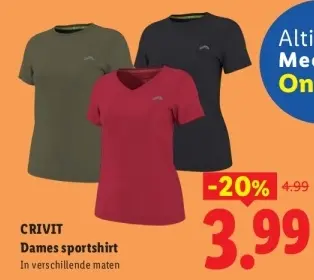 Aanbieding: Dames sportshirt