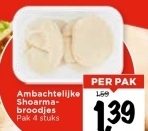 Aanbieding: Ambachtelijke Shoarma-broodjes